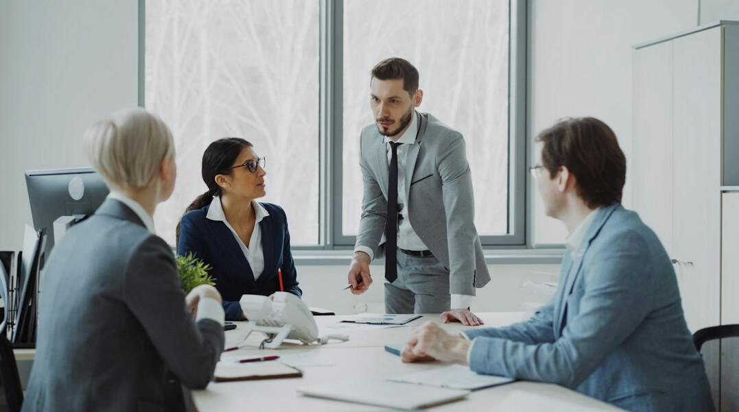 business meeting discussion